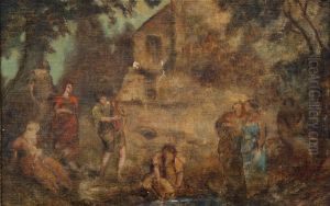 Womenby The Pond by Yrjo Ramstedt