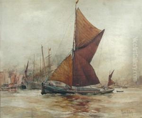 Shipping On The Medway - view 1