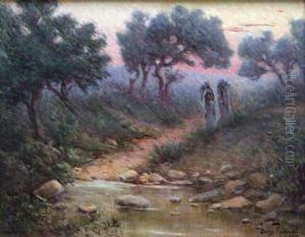 Les Porteuses D'eau Sur Le Chemin Des Oliviers - view 1