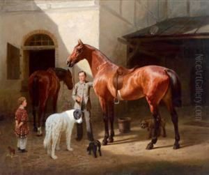 Prima Della Passeggiata A Cavallo