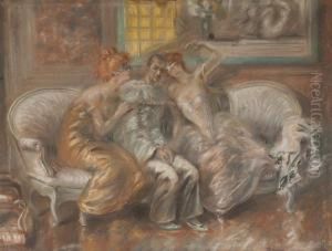 Au Salon by Richard Ranft