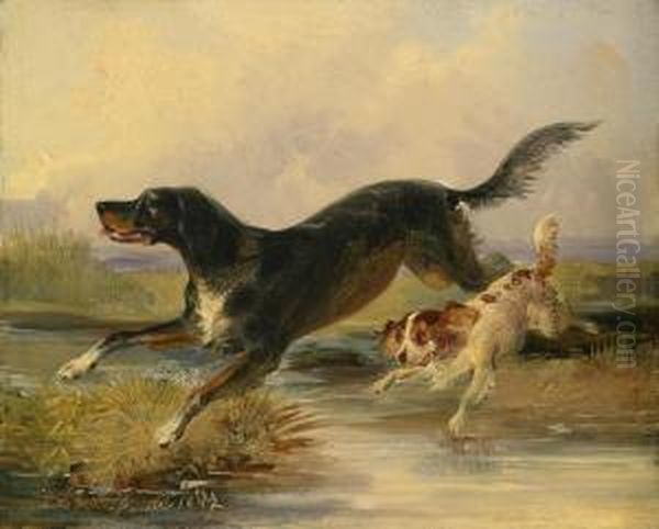 Dogs Fleeing - view 1