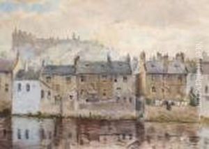 Scottish Town Scene by William Bruce Ellis Ranken