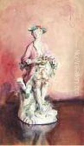L'amoureux Myrtil (chelsea figure) by William Bruce Ellis Ranken