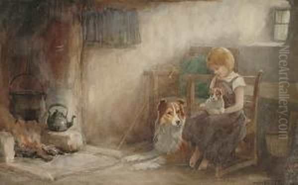 An Interior Of A Shepherd's Cottage - view 1