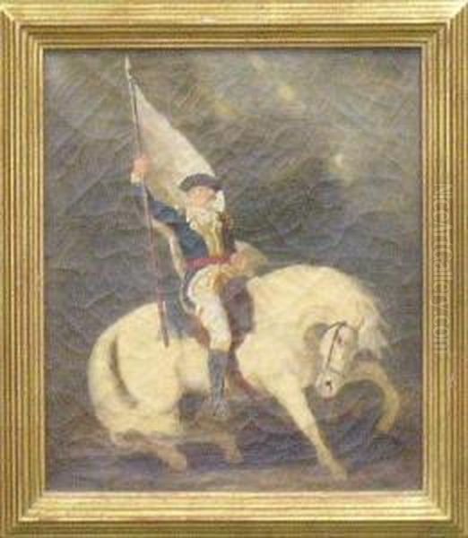 Allegorical Painting Of George Washington - view 1