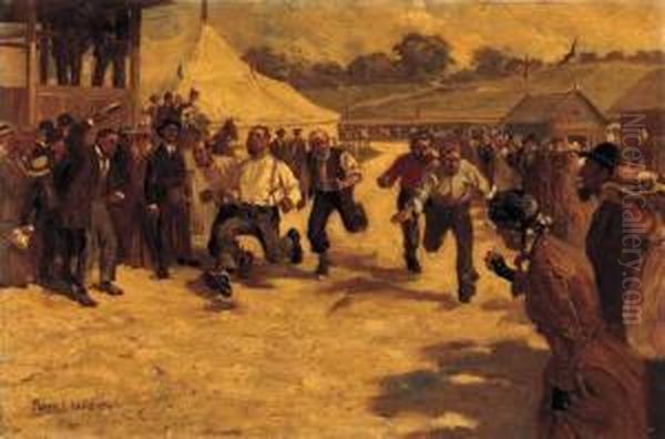 The Running Match - view 1