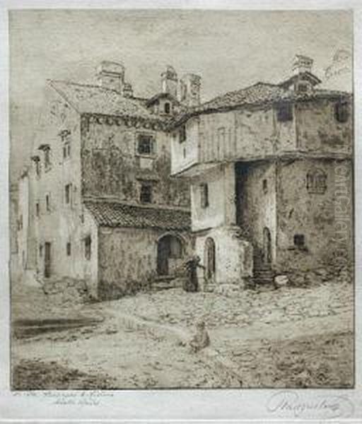 Street Of Italian Town - view 1