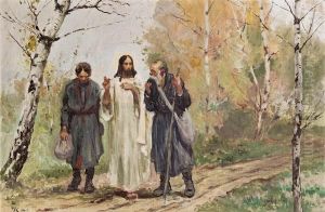 Gang Nach Emmaus by Jozef Rapacki
