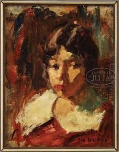 Portrait Of A Young Girl by Joseph Morris Raphael