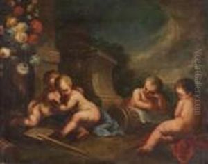 Allegorie Der Architektur by Michele Antonio Rapous