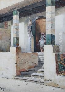 The Entrance Of A Scheik House, Cairo The Entrance Of A Scheik House, Cairo
