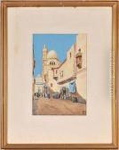Strasenszene Aus Cairo Strasenszene Aus Cairo