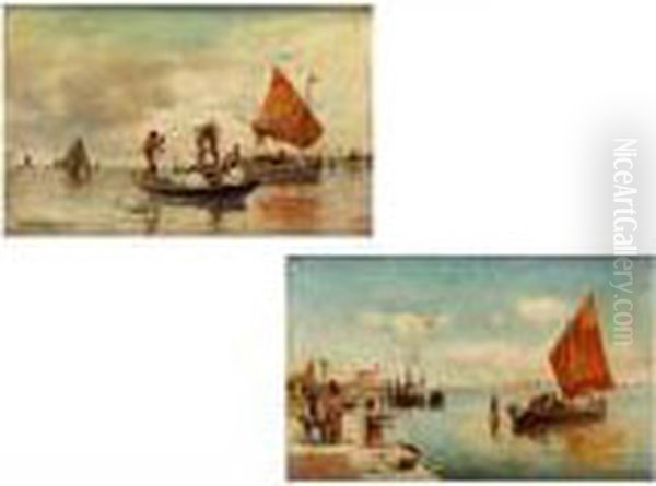 Italienische Ufer- Und Schiffszenen - view 1
