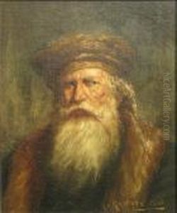 A Portrait Of A Bearded Gentleman With A Hat