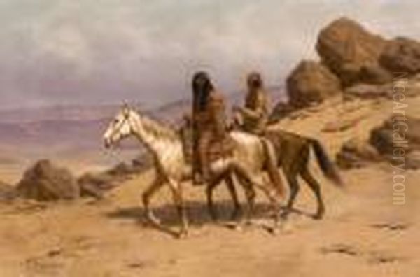 Indians On Horseback by Henry Raschen