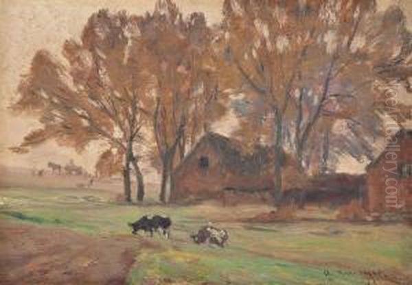 Gutshof In Niederrheinischer Landschaft - view 1