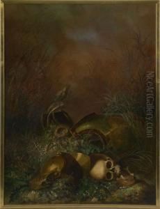 Still Life And Landscape by J. Heyl Raser