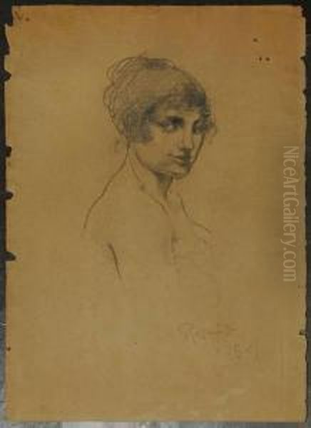 Profil De Jeune Femme - view 1