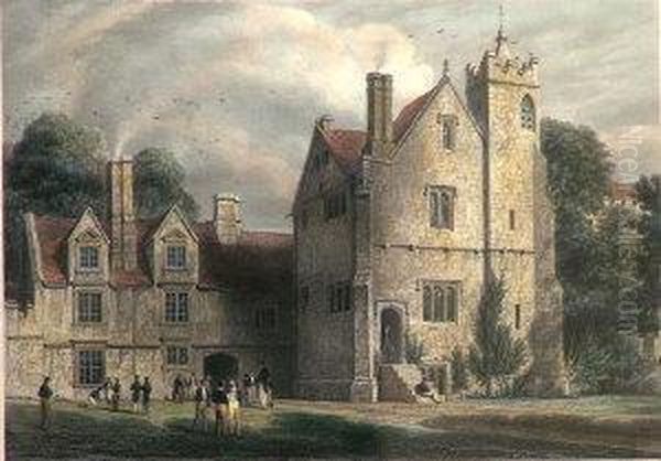 "the Remains Of Old Magdalen Hall" - view 1