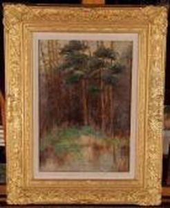 Woodland Stream by William Whitehead Ratcliffe