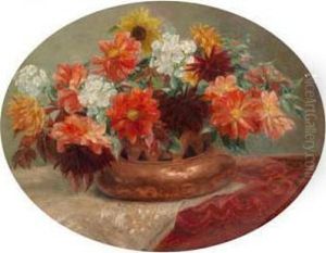 Blumenstillleben by Henryk Heinrich Rauchinger /