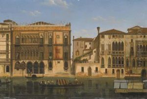 Vue Du Grand Canal Et De La Ca' D'oro A Venise