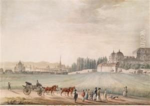 Blick Auf Wien Vom Belvedere