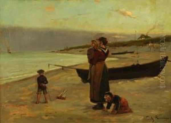 Waiting For The Returning Boats - view 1
