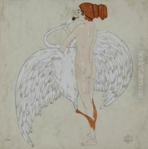 Leda Und Der Schwan by Leo Rauth