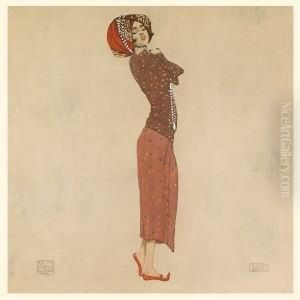 Ruth St. Denis: Schlangentanz by Leo Rauth