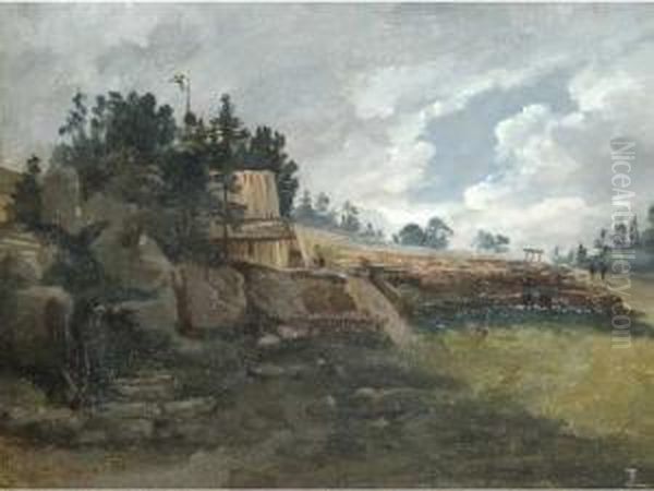 : Scierie En Chartreuse(reentoilee) - view 1