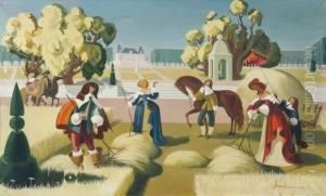 Paysage by Jules Hippolyte Ravel