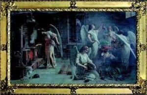 Scene D'interieur by Auguste Raynaud