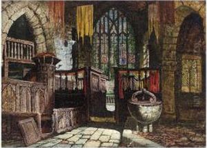 Church Interiors by Margaret Rayner