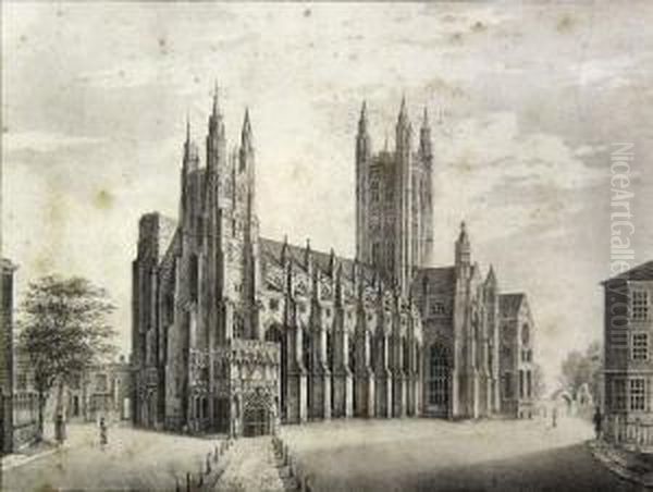 South View Of Canterbury Cathedral - view 1