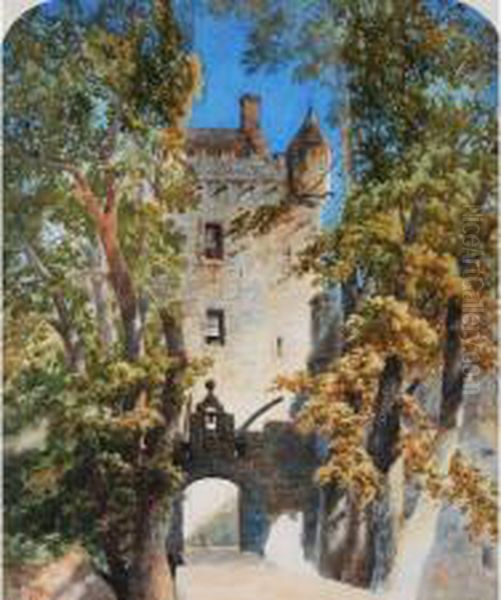 Castle Entrance With Drawbridge - view 1
