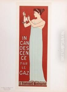 Incandescence From Les Maitres De L'affiche. Pl. 23 by Maurice Realier-Dumas