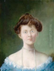 Portrait Of A Woman by Carducius Plantagenet Ream