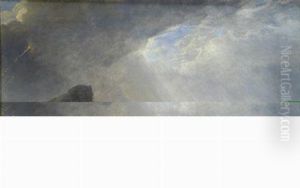 Naufragio Al Largo Di Nisida by Josef Rebell