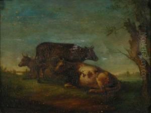 Cows by Josef Rebell