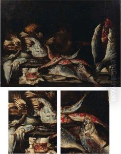 Repas De Peche Aux Rougets, Calamars,seiches, Sol, Merlan Et Saumon