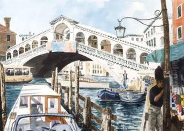 The Rialto Bridge Venice - view 1