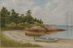 Boats Along The Shore by Gardner Arnold Reckhard