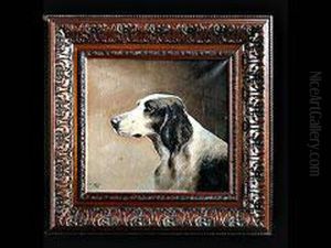 Kopf Eines Hundes (munsterlander) by Otto Recknagel