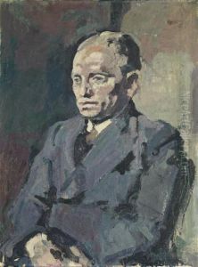 Herrenportrait by Franz Reder-Broily