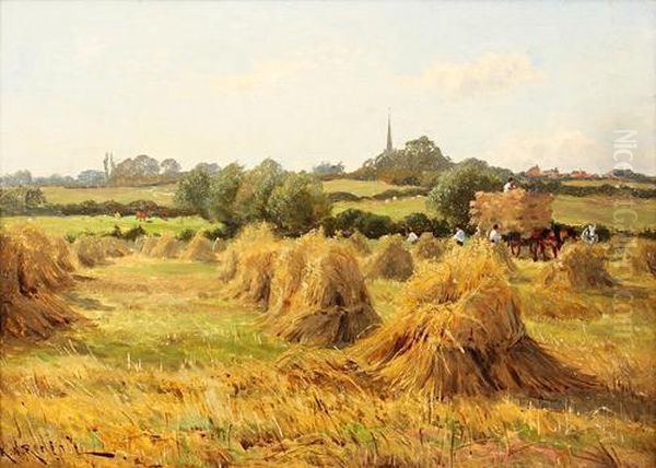 Harvest Time, Castle Donington - view 1
