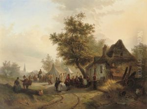 A Village Fair by Laurent Herman Redig
