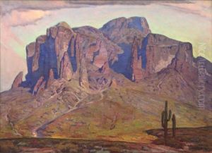Superstition Mountains by Carl Redin