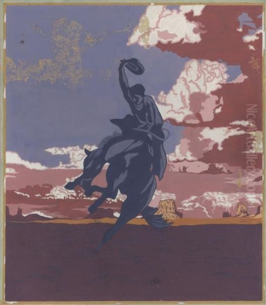 Untitled Bucking Bronc - view 1
